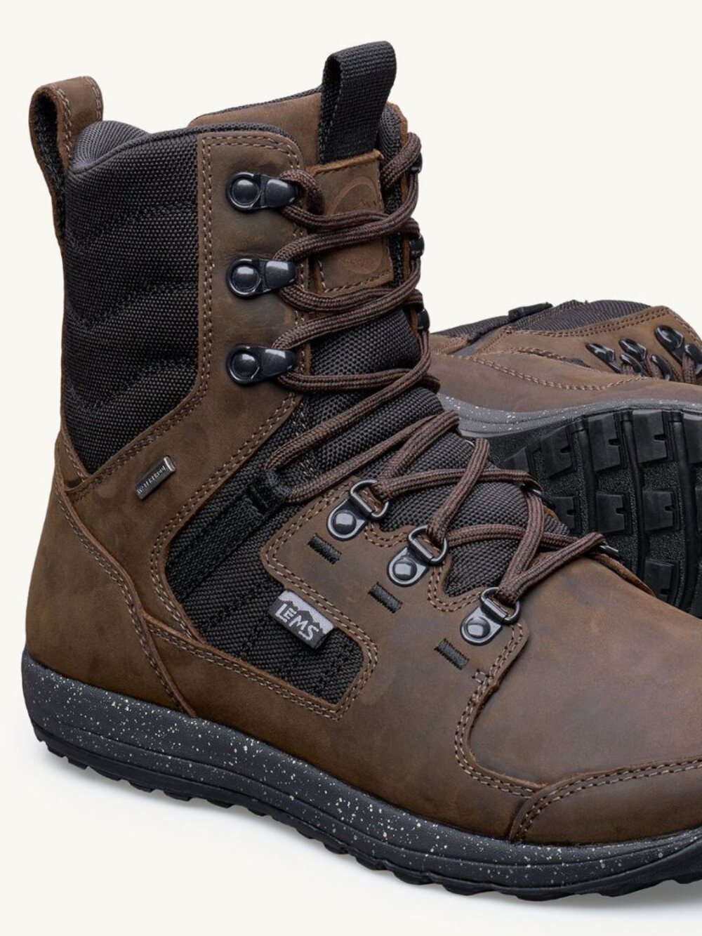 New Lems Mens Breck Boot Insulated Choose size Color Grizzly hiking walk shoe